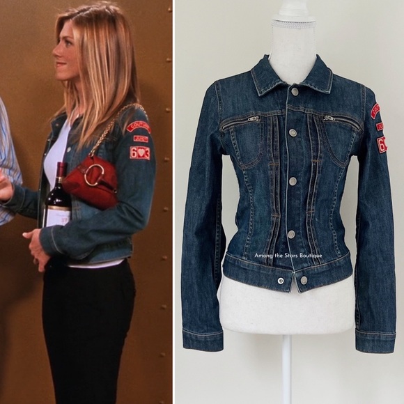 Super Rare Y2K Vintage Juicy Couture Denim Jacket ASO Rachel Green in Friends - Picture 2 of 14